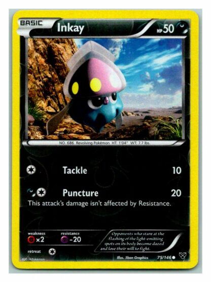 Inkay 75/146 XY Base Set (Common) (LP Condition)
