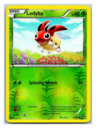 Ledyba 6/146 XY Base Set (Reverse Holo) (LP Condition)