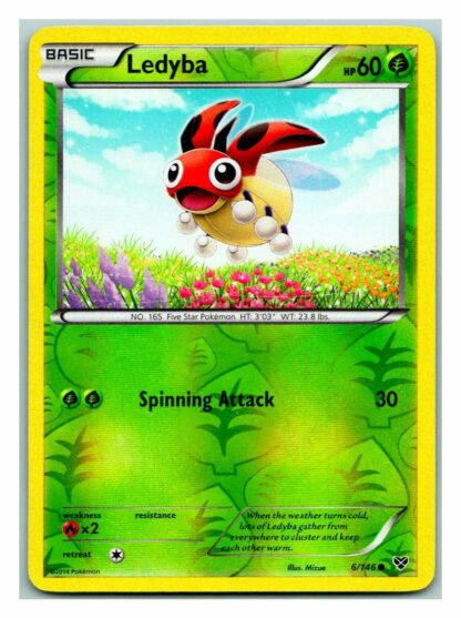 Ledyba 6/146 XY Base Set (Reverse Holo) (LP Condition)