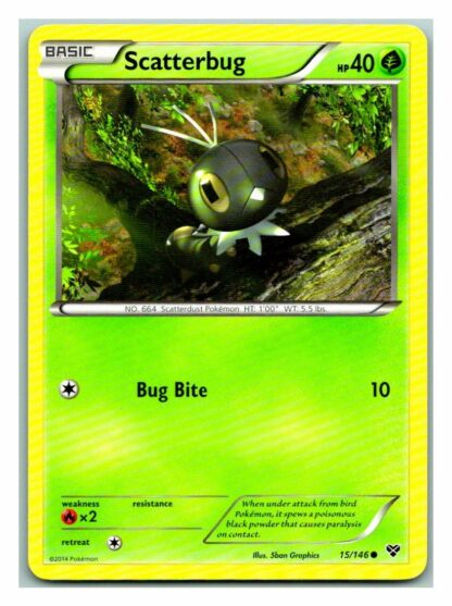 Scatterbug 15/146 XY Base Set (Common) (LP Condition)