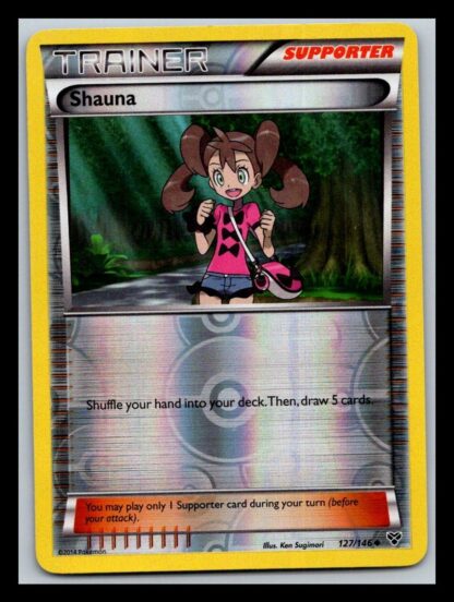 Shauna 127/146 XY Base Set (Reverse Holo) (LP Condition)