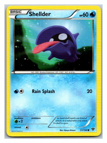 Shellder 31/146 XY Base Set (Common) (LP Condition)