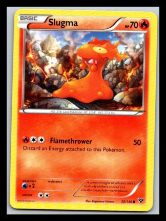 Slugma 20/146 XY Base Set (Common) (Exc Condition)