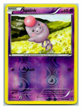 Spoink 49/146 XY Base Set (Reverse Holo) (Exc Condition)