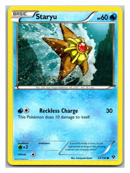 Staryu 33/146 XY Base Set (Common) (LP Condition)