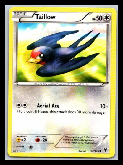 Taillow 102/146 XY Base Set (Common) (LP Condition)