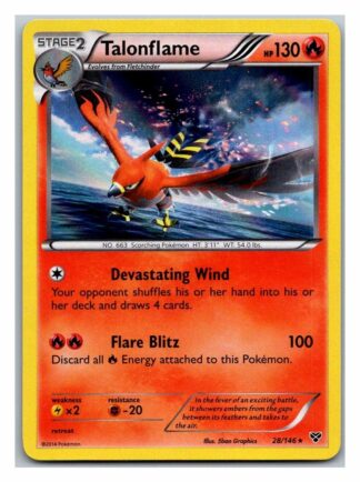 Talonflame 28/146 XY Base Set (Holo) (LP Condition)