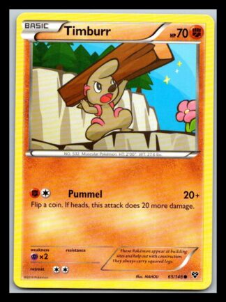 Timburr 65/146 XY Base Set (Common) (LP Condition)