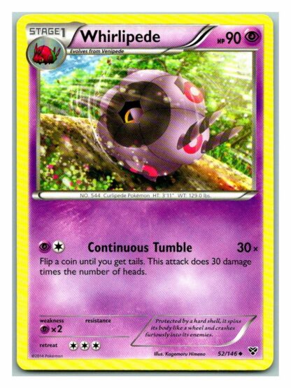 Whirlipede 52/146 XY Base Set (Common) (LP Condition)