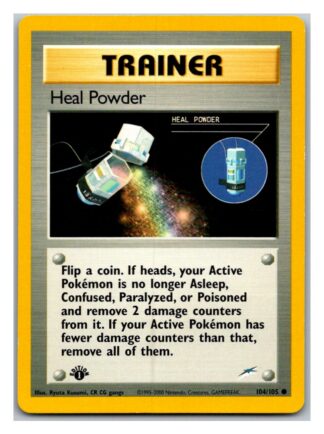 Heal Powder 104/105 Neo Destiny (Common) (1st Edition Lightly Played Condition)