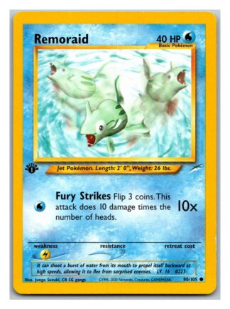 Remoraid 80/105 Neo Destiny (1st Edition Lightly Played Condition)