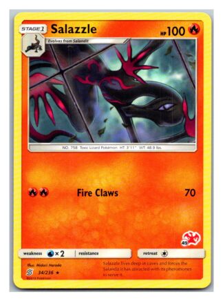 Salazzle 34/236 Unified Minds Battle Academy (Charizard Deck) (49)
