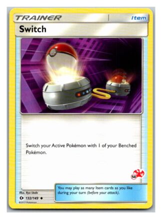 Switch 132/149 Sun & Moon Battle Academy (Charizard Deck) (58)