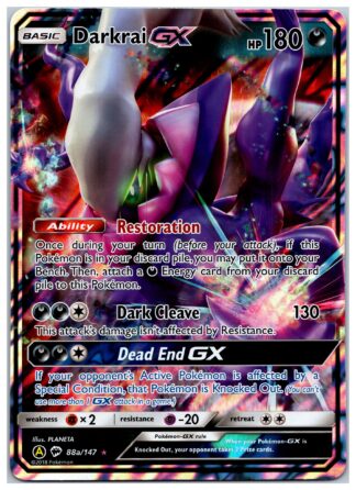 *OVERSIZED* Darkrai GX 88a/147 Burning Shadows Jumbo