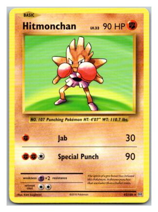 Hitmonchan 62/108 Evolutions (Theme Deck Rare) (Exc Condition)