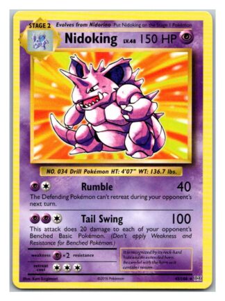 Nidoking 45/108 Evolutions (Theme Deck Rare) (Exc Condition)