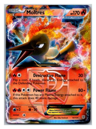 Moltres EX 14/135 Plasma Storm (Ultra Rare) (LP Condition)