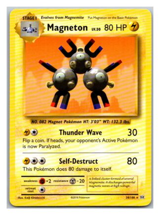 Magneton 38/108 Evolutions (Theme Deck Rare) (Exc Condition)