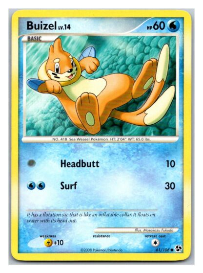 Buizel 61/106 Great Encounters (Common) (P Condition)