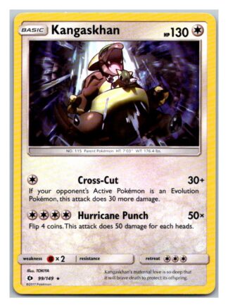 Kangaskhan 99/149 Sun & Moon (Theme Deck Rare) (Exc Condition)