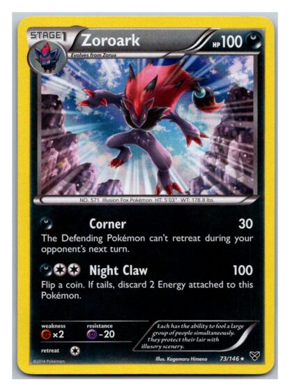 Zoroark 73/146 XY Base Set (Holo) (LP Condition)