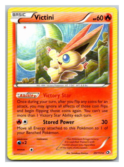 Victini 23/113 Legendary Treasures (Theme Deck Rare) (Exc Condition)