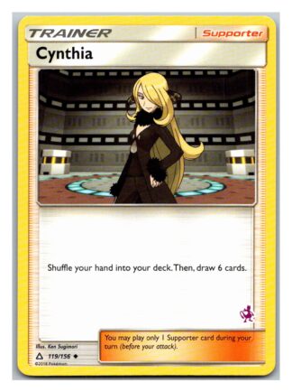 Cynthia 119/156 Ultra Prism Battle Academy (Mewtwo Deck)