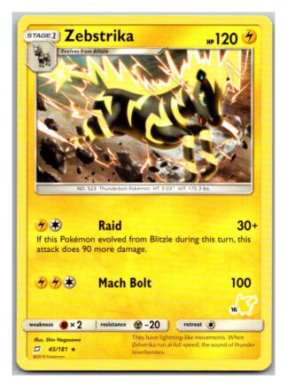 Zebstrika 45/181 Team Up Battle Academy (Pikachu  Deck) (16)