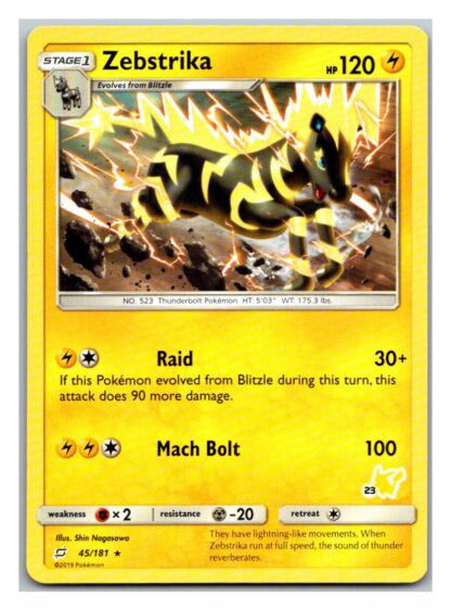 Zebstrika 45/181 Team Up Battle Academy (Pikachu  Deck) (23)