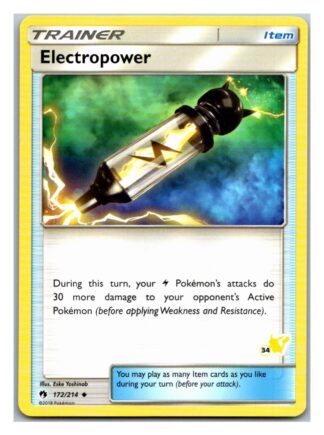 Electropower 172/214 Lost Thunder  Battle Academy (Pikachu  Deck) (34)