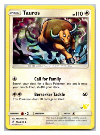 Tauros 164/236 Unified Minds Battle Academy (Pikachu  Deck) (37)