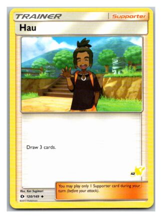 Hau 120/149 Sun & Moon Battle Academy (Pikachu  Deck) (42)
