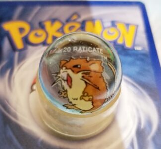 Raticate Pokemon Marble - Ocean Blue 2000