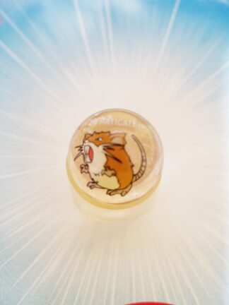 Raticate Pokemon Marble - Light Pink 1999