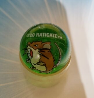 Raticate Pokemon Marble - Green 1999