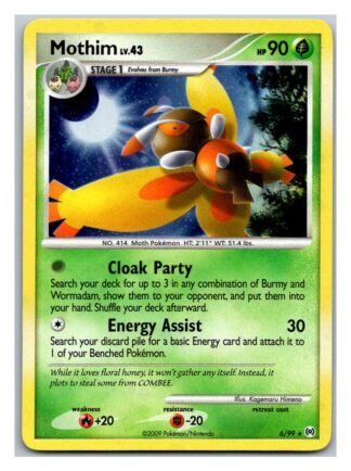 Mothim 6/99 Arceus (Holo) (LP Condition)