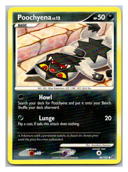 Poochyena 86/127 Platinum (Common) (P Condition)