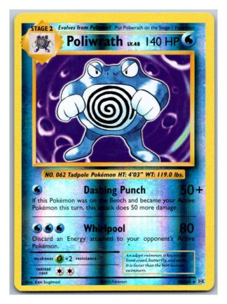Poliwrath 25/108 Evolutions (Reverse Holo) (Exc Condition)