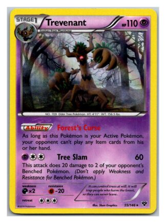 Trevenant 55/146 XY Base Set (Holo) (Exc Condition)