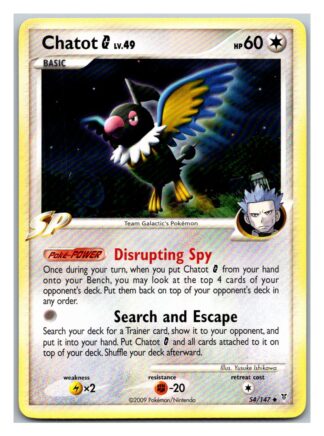 Chatot G 54/147 Supreme Victors (Uncommon) (LP Condition)