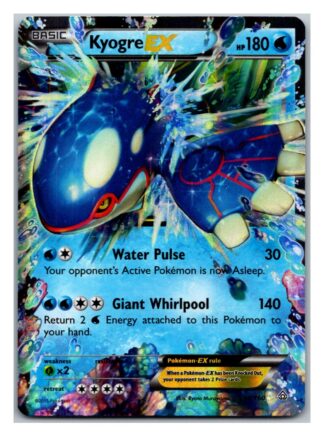 Kyogre EX 54/160 Primal Clash (Ultra Rare) (Exc Condition)