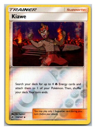 Kiawe 116/147 Burning Shadows (Reverse Holo) (Exc Condition)