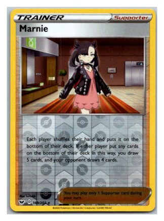 Marnie 169/202 Sword and Shield (Reverse Holo) (Exc Condition)