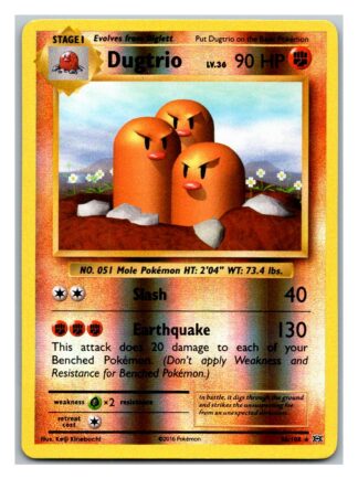 Dugtrio 56/108 Evolutions (Reverse Holo) (Exc Condition)