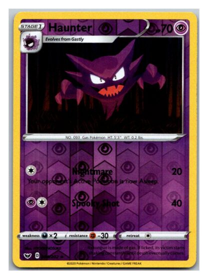 Haunter 84/202 Sword and Shield (Reverse Holo) (Exc Condition)