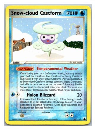 Snow-Cloud Castform 29/113 EX Delta Speices (Rare) (Exc Condition)