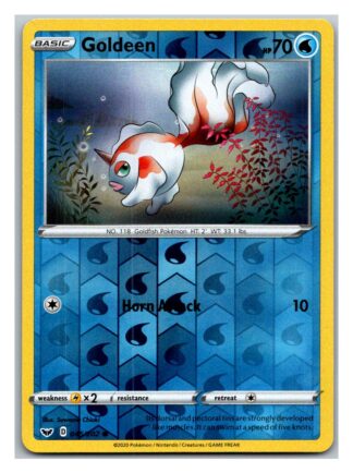 Goldeen 45/202 Sword and Shield (Reverse Holo) (Exc Condition)