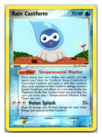Rain Castform 26/113 EX Delta Species (Rare) (P Condition)