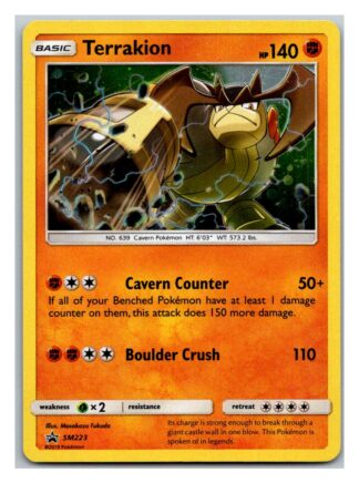 Terrakion SM223 Promo (Holo) (Exc Condition)