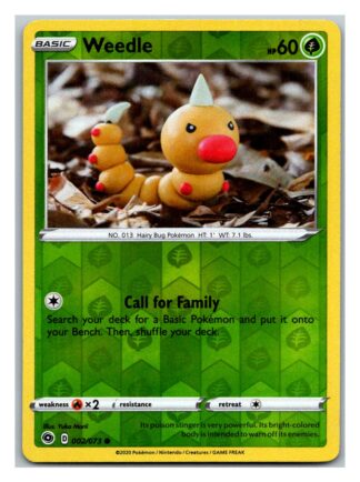 Weedle 2/73 Champion's Path (Exc Condition) (Reverse Holo)